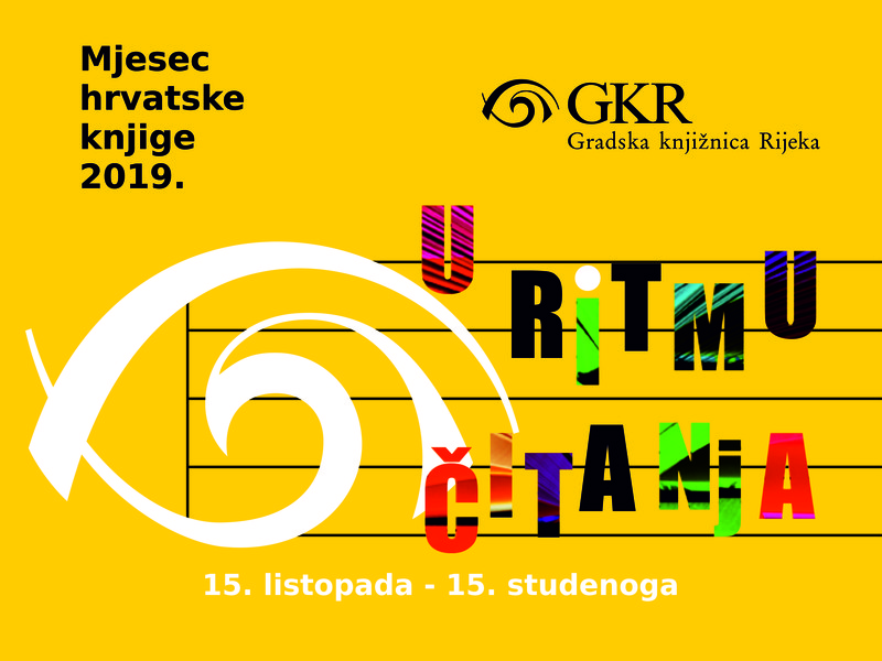 ¸Mjesec hrvatske knjige 2019. u Gradskoj knjižnici Rijeka: stižu Miro Gavran, Slavenka Drakulić, Nikola Petković, Robert Torre, Vedrana Rudan