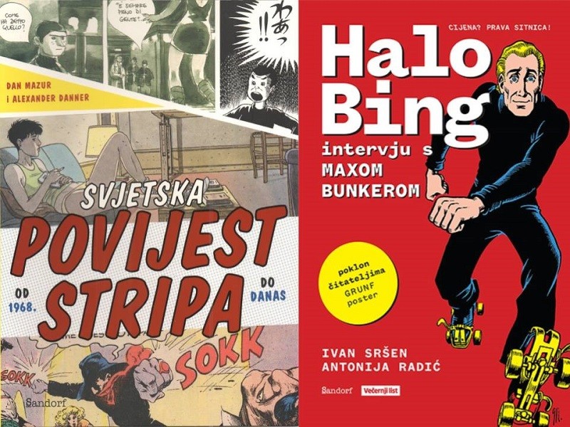 Sandorf u gostima: Predstavljanje knjiga "Halo Bing: intervju s Maxom Bunkerom" i "Svjetska povijest stripa: od 1968. do danas"