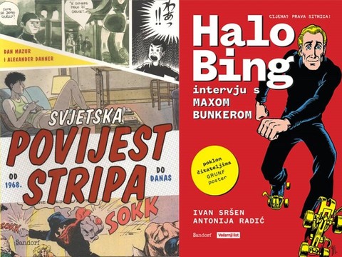 Sandorf u gostima: Predstavljanje knjiga "Halo Bing: intervju s Maxom Bunkerom" i "Svjetska povijest stripa: od 1968. do danas"